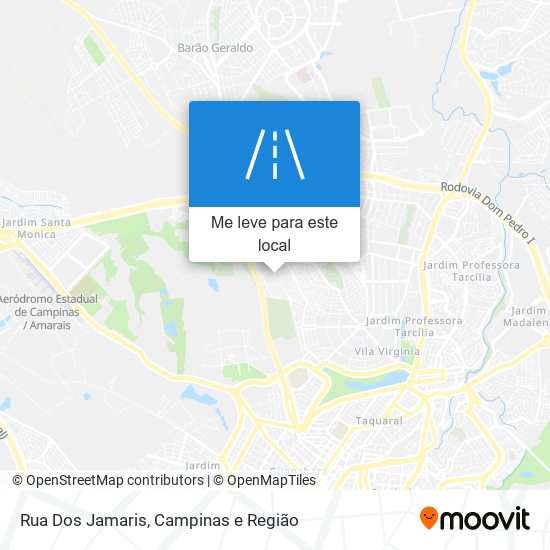 Rua Dos Jamaris mapa