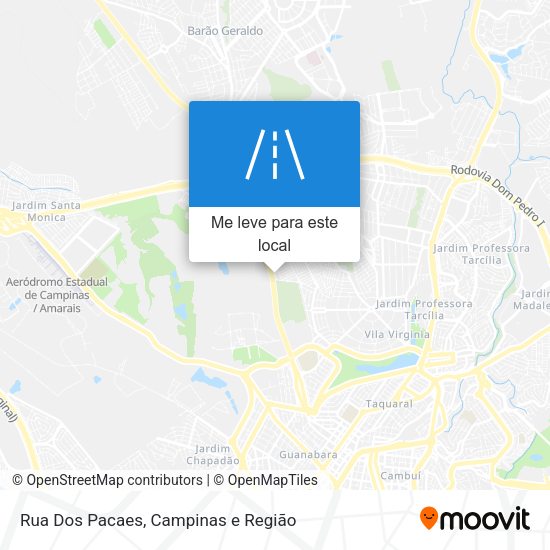 Rua Dos Pacaes mapa