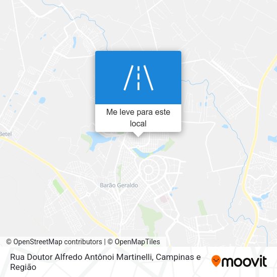 Rua Doutor Alfredo Antônoi Martinelli mapa