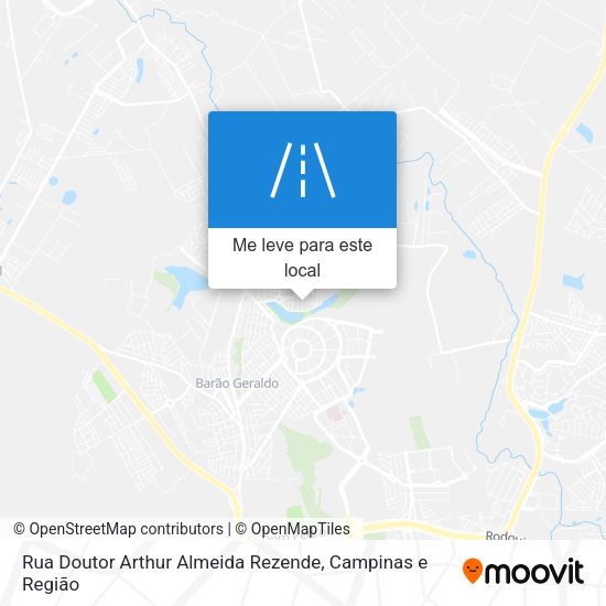 Rua Doutor Arthur Almeida Rezende mapa