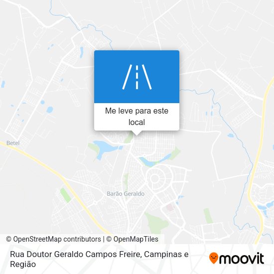 Rua Doutor Geraldo Campos Freire mapa