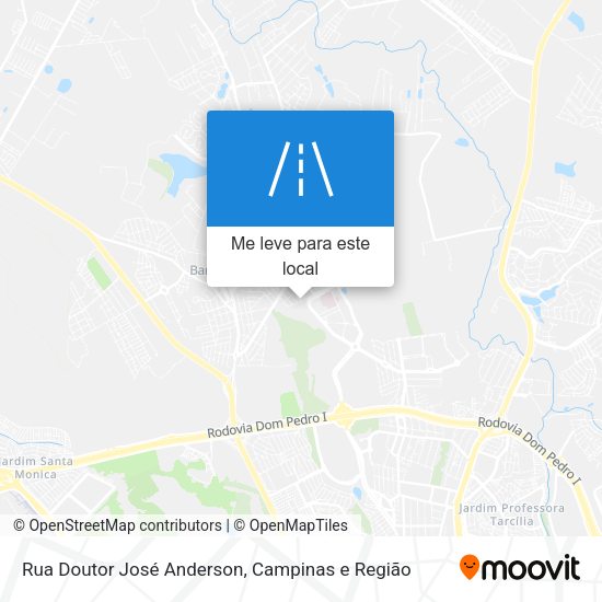 Rua Doutor José Anderson mapa