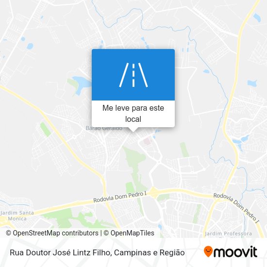 Rua Doutor José Lintz Filho mapa