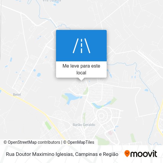 Rua Doutor Maximino Iglesias mapa