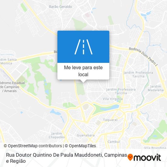 Rua Doutor Quintino De Paula Mauddoneti mapa