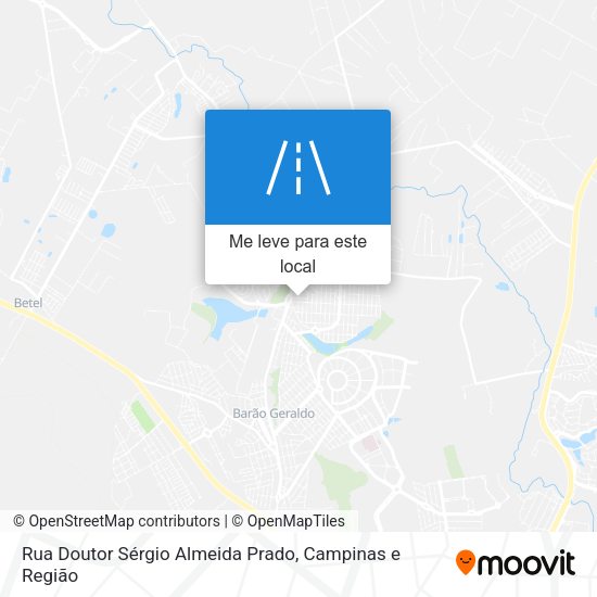 Rua Doutor Sérgio Almeida Prado mapa