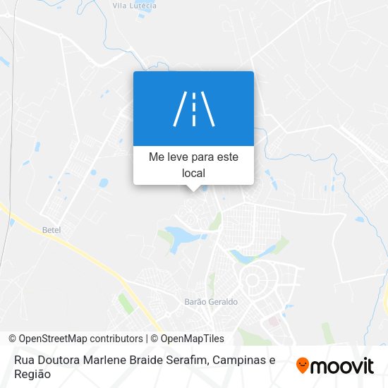 Rua Doutora Marlene Braide Serafim mapa