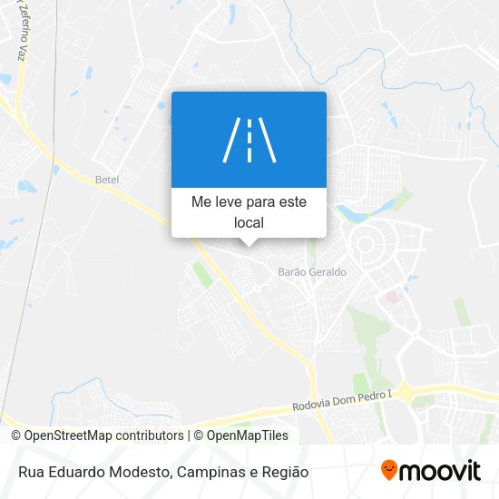 Rua Eduardo Modesto mapa