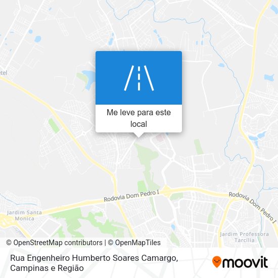 Rua Engenheiro Humberto Soares Camargo mapa