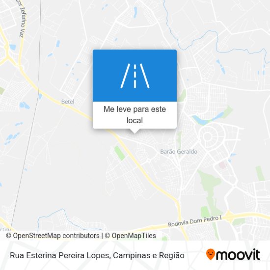 Rua Esterina Pereira Lopes mapa