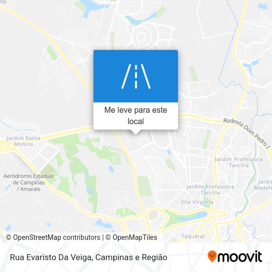 Rua Evaristo Da Veiga mapa