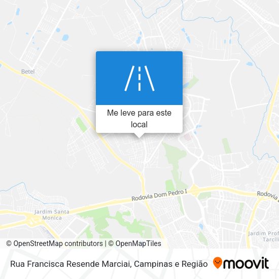 Rua Francisca Resende Marciai mapa