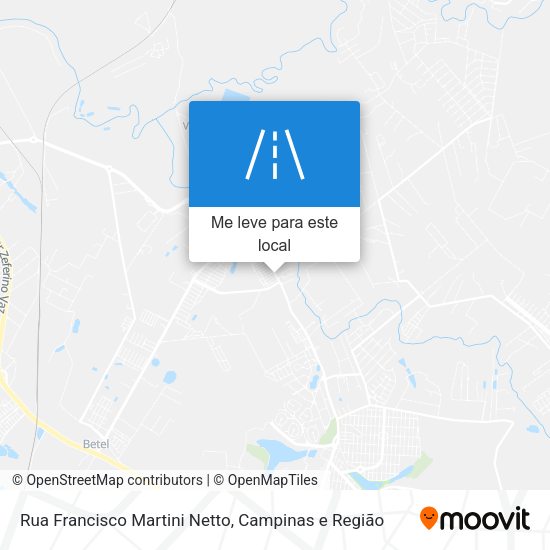 Rua Francisco Martini Netto mapa