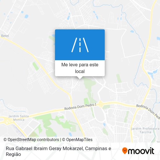 Rua Gabrael Ibraim Geray Mokarzel mapa