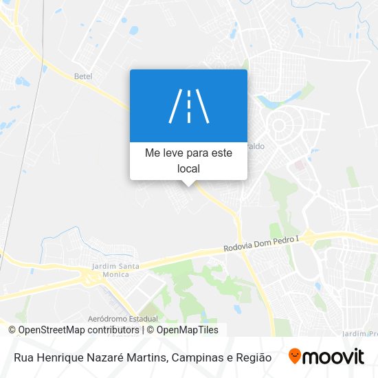 Rua Henrique Nazaré Martins mapa