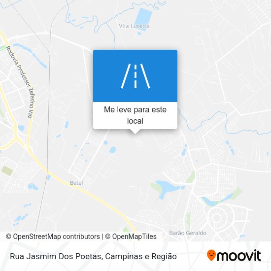 Rua Jasmim Dos Poetas mapa