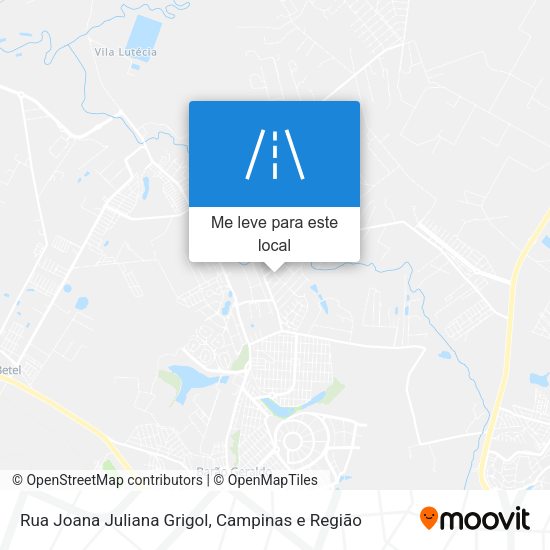 Rua Joana Juliana Grigol mapa