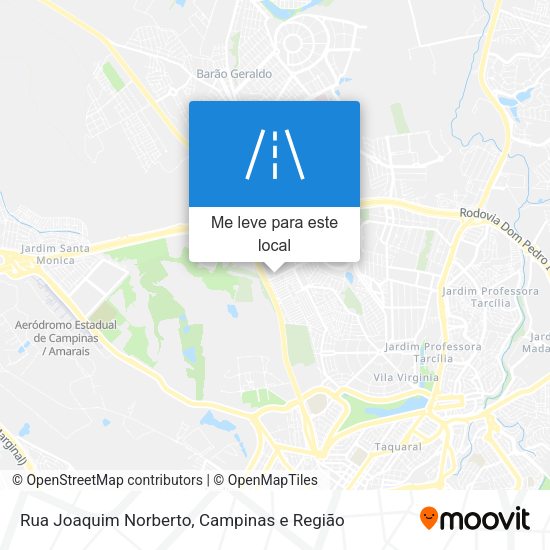 Rua Joaquim Norberto mapa