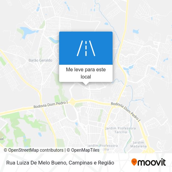 Rua Luiza De Melo Bueno mapa