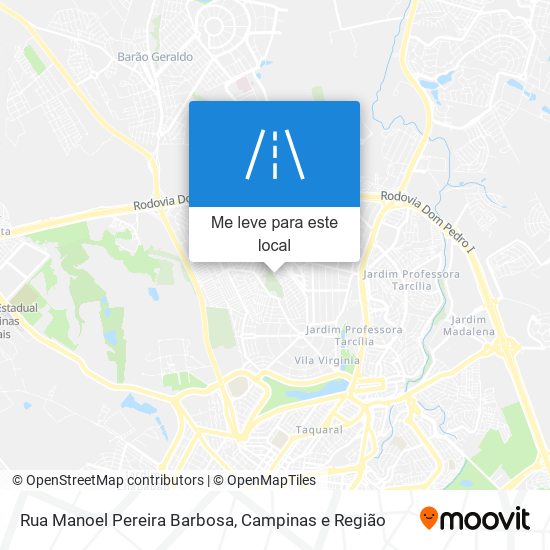 Rua Manoel Pereira Barbosa mapa