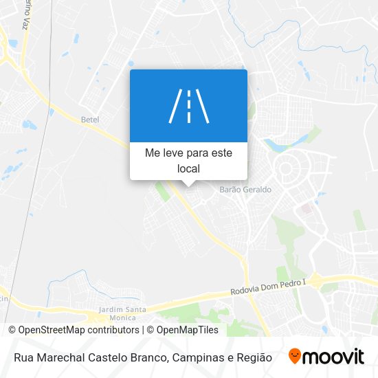 Rua Marechal Castelo Branco mapa