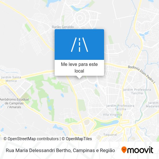 Rua Maria Delessandri Bertho mapa