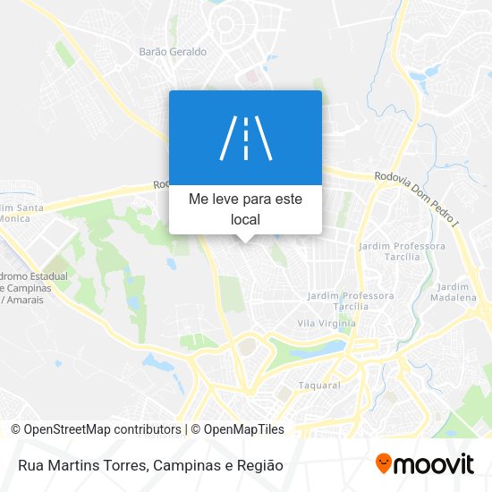 Rua Martins Torres mapa