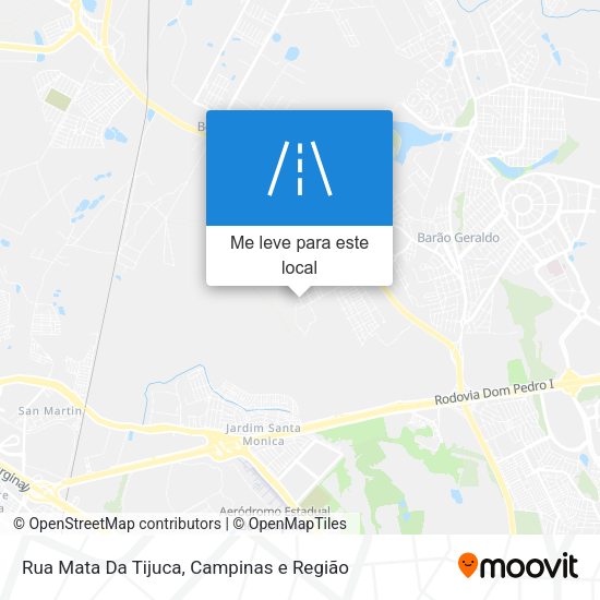 Rua Mata Da Tijuca mapa