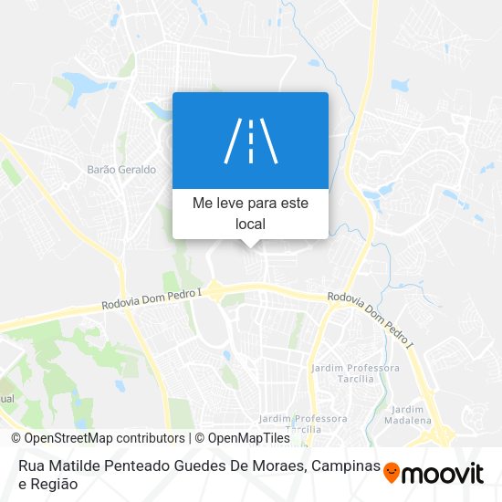 Rua Matilde Penteado Guedes De Moraes mapa