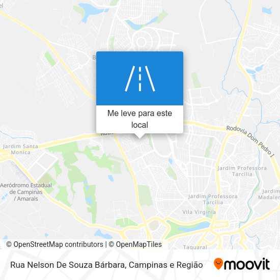 Rua Nelson De Souza Bárbara mapa