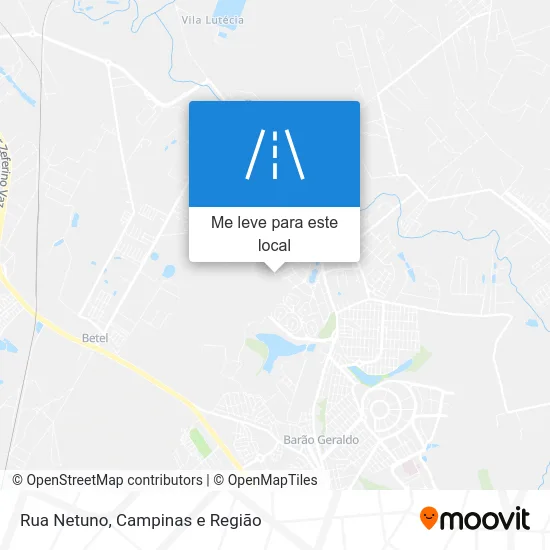 Rua Netuno mapa