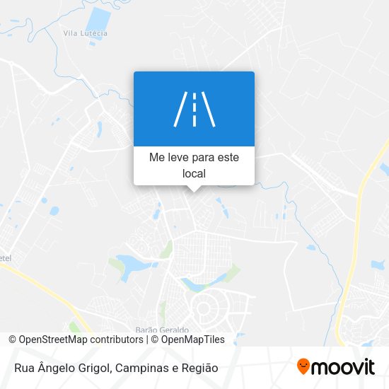 Rua Ângelo Grigol mapa