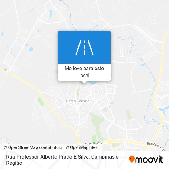 Rua Professor Alberto Prado E Silva mapa