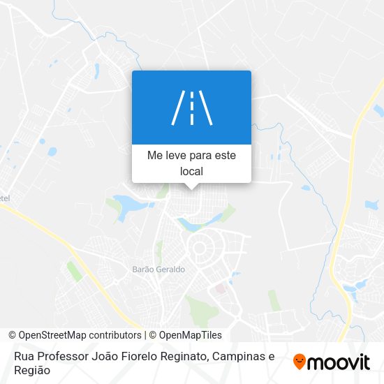 Rua Professor João Fiorelo Reginato mapa