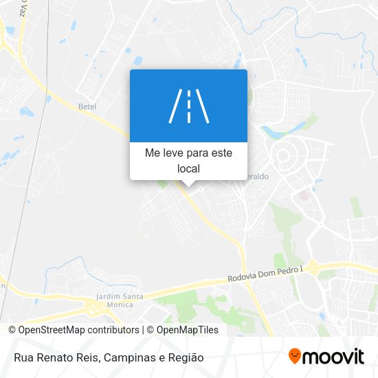 Rua Renato Reis mapa