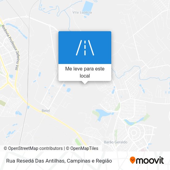 Rua Resedá Das Antilhas mapa