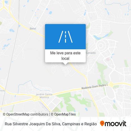 Rua Silvestre Joaquim Da Silva mapa
