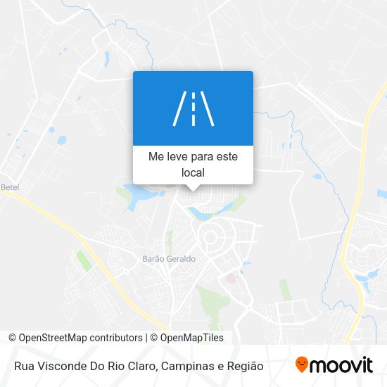 Rua Visconde Do Rio Claro mapa