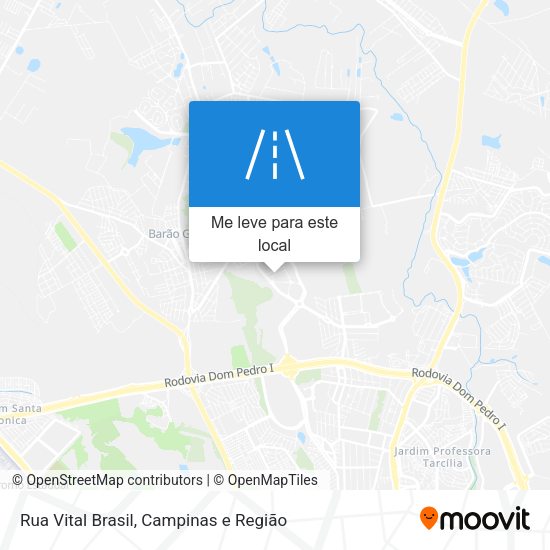 Rua Vital Brasil mapa