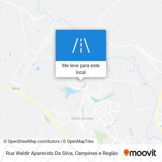 Rua Waldir Aparecido Da Silva mapa