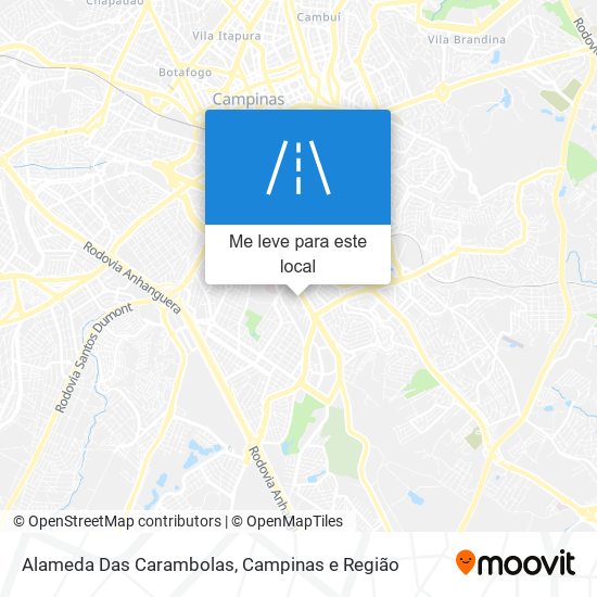 Alameda Das Carambolas mapa