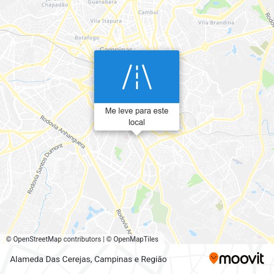 Alameda Das Cerejas mapa