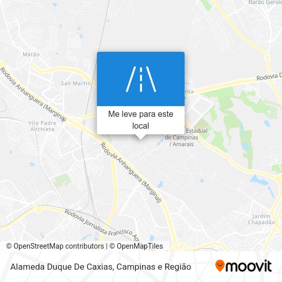 Alameda Duque De Caxias mapa