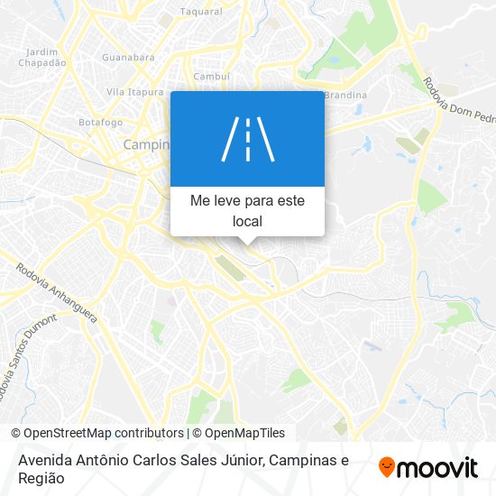 Avenida Antônio Carlos Sales Júnior mapa