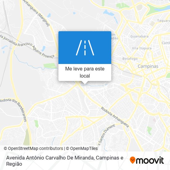 Avenida Antônio Carvalho De Miranda mapa