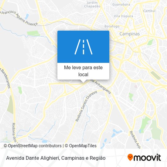 Avenida Dante Alighieri mapa