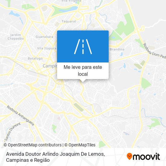 Avenida Doutor Arlindo Joaquim De Lemos mapa