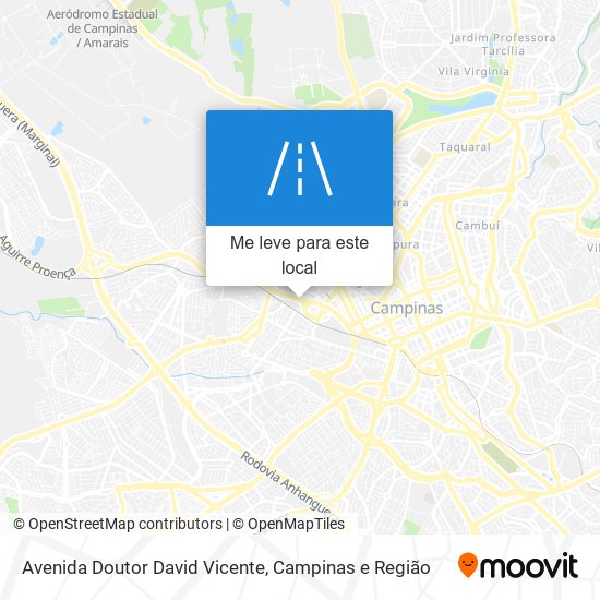 Avenida Doutor David Vicente mapa