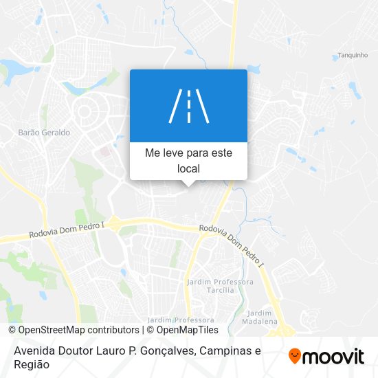 Avenida Doutor Lauro P. Gonçalves mapa