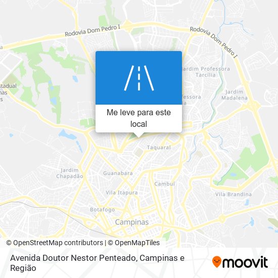 Avenida Doutor Nestor Penteado mapa